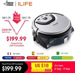 ILIFE W455 Floor Washing Robot 49% off US$324.20 (AU$435.75) Delivered @ Ilife Official Store AliExpress