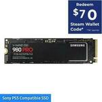 [eBay Plus] Samsung 980 Pro 2TB PCIe 4.0 SSD $466.65 Delivered + $70 Steam Gift Card via Redemption @ Futu Online eBay