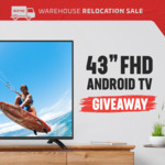 Win a SONIQ 43 Inch Android TV