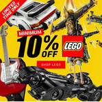 Minimum 10% off on LEGO + $9.50 Delivery ($0 SYD C&C/ $99 Order) @ Hobbyco (Excludes Bulky Items)