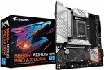 Gigabyte B660M Aorus Pro AX LGA 1700 DDR4 Micro ATX Motherboard $199 Delivered @ HT via Amazon AU