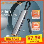 Cabletime Slim USB-C 4x USB 3.0 Hub US$6.79 (~A$9.50) + More Delivered @ Cabletime Official AliExpress