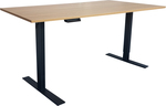 [VIC] Swift Black Electric Sit Stand Desk New Oak Colour from $476.10 + $39.95 Delivery (Melbourne Metro Only) @ Office Stock