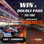 Win a DOUBLE PASS to the Gold Coast 500 from Cartopia