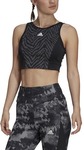 adidas Women's Zebra Crop Top (Black/Grey Six, Size L or XL) $9.99 + Delivery ($5 Delivered with Kogan First) (Was $88) @ Kogan