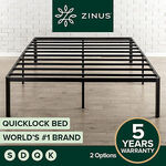 Zinus Quick Lock Bed Frame 20% off (22% off eBay Plus) & Extra $20 off + Postage ($0 to Metro) @ Zinus eBay