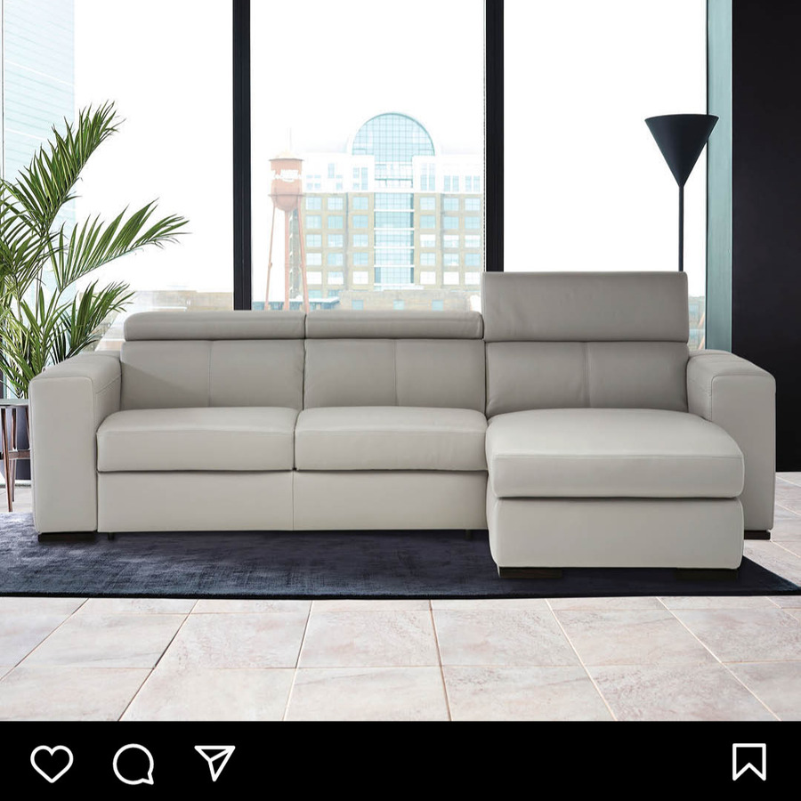 Natuzzi Group Leather 2 Piece Sectional Sofa 2299.99 Was 3299.99 Costco in Store Only Membership Required OzBargain