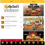 [QLD, NSW, SA, VIC] May App Only Offers from $3 & All Week $10 Buck Deals @ Carl's Jr App
