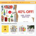 40% off Sitewide + Delivery ($0 SYD C&C) @ AUSTPICIOUS Gifts and Homeware