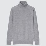 Man Extra Fine Merino Wool Turtleneck Sweater $29.90 (Was $59.90) + $7.95 Delivery ($0 C&C/ in-Store/ $75 Order) @ UNIQLO