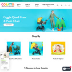 Highchair $149, Stroller $199, Quad Pram Push Chair $499 + Delivery @ Cosatto