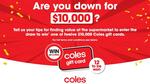 Win 1 of 12 $10,000 Coles Gift Cards from News.com.au