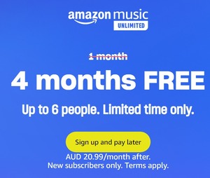 Amazon Music (New Customers): Free 4 Months Unlimited Family (6 Users ...