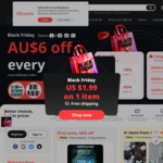 US$10 off US$80, US$20 off US$150 Spend, US$50 off US$300 @ AliExpress (App Only)