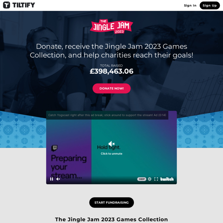 Jingle Jam FAQs : Tiltify