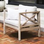 Marquee Brush White Harbour 1 Seater Lounge $69 (RRP $289),  2 Seater $149 + Delivery ($0 C&C/ in-Store) @ Bunnings