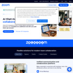 15% off Zoom One Pro Monthly Subscription for 2 Months $19.03/Month for Returning Customers (Was $22.39/M, Save $3.36/M) @ Zoom