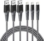 AHGEIIY Braided iPhone Lighting Cable 1m 3-Pack $8.76 + Delivery ($0 with Prime/ $59 Spend) @ AHGEIIY-Au Amazon AU