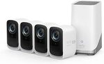 eufy Cam 3C (S300) 4K 4-Pack Camera Pack + Homebase 3 $1088 Delivered @ Amazon AU