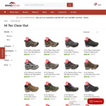 Hi-Tec Hiking & Outdoor Footwear (Selected Styles) $49.95 + Shipping @ Brand House Direct