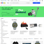 15% off Eligible Items, 22% off for eBay Plus Members (Max $300 Discount) @ eBay