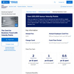 American Express Velocity Business Card: 150,000 Bonus Velocity Points with $3,000 Spend within 2 Months via Referral