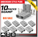 X-BULL Anderson Style Plug 10PCS Connectors DC Power Tool 50AMP 12-24V 6AWG $9.90 Delivered @ etoshaoz eBay