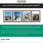 Win a $1,000 Gift Card from Fujifilm Australia