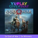 Win 1 of 5 God of War (2018) PC Keys from YUPLAY