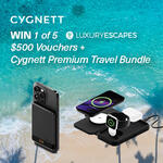 Win 1 of 5 $500 Luxury Escapes Vouchers and Cygnett Premium Travel Bundle from Cygnett