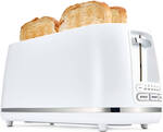 4-Slice Long-Slot Toaster - White $20 + Delivery ($0 One Pass/ $65 Order/ C&C in Limited Stores) @ Kmart