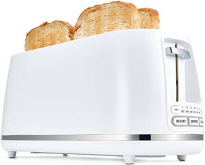 4-Slice Long-Slot Toaster - White $20 + Delivery ($0 One Pass/ $65 Order/ C&C in Limited Stores) @ Kmart