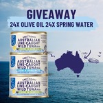 Win 1 of 2x 48 Tins of Australian-Caught Tuna (24x Olive Oil Tins + 24x Spring Water Tins) from Little Tuna + East Coast Tuna Co