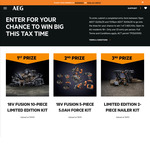 Win One of Three AEG Power Tool Sets Worth $3997 from AEG