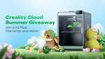 Win a Creality K2 Plus 3D Printer or 1 of 10 Roll of Creality Filament or 1 of 30 1-Month Creality Cloud Premium from Creality