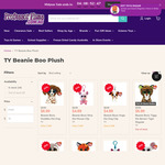 30% off Beanie Boo Plushies + $9.95 Delivery ($0 NSW C&C) @ Professor Plums