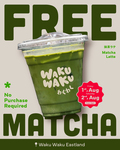[VIC] 50 Free Cups of Matcha Latte on Friday & Saturday (1/8 & 2/8) @ Wakuwaku (Eastland)