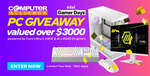 Win a Gaming PC + Accessories Valued at $3,000 from Computer Alliance + Intel Gamer Days