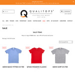100% Australian Made T-Shirts, 10 for $30 (Usually $30 Each) + $20 Shipping @ Qualitops