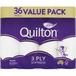 Quilton 3-Ply Toilet Tissue 36-Pack $16.99, Sorbent 3-Ply Toilet Paper 24-Pack $10.84 + Delivery ($0 C&C) @ Chemist Warehouse
