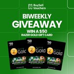 Win a $50 Razer Gold Gift Card from Buy Sell Vouchers
