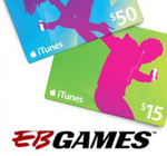 2x iTunes $20 Cards at EB Games for $30 (25% off) (in-Store)