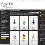 62% off Swarovski Teardrop Pendants, with FREE Shipping! Coupon Code Needed Now $29.95!