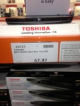 Toshiba Blu-Ray Player $47.97 @ Costco. (in Store Only - Membership Required, but Refundable)