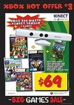 X360 Kinect Sensor White Bundle (+ 5 Games) $69.99 Delivered @ JB Hi-Fi