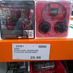 Sony MDR-XB400 Headphones - $29.96 at Costco Docklands