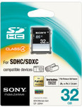 Sony 32GB SDHC Class 4 Memory Card $19.95 at DJ