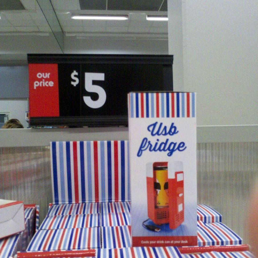 Usb Fridge Red At Kmart For 5 Broadway Ctre Nsw Ozbargain