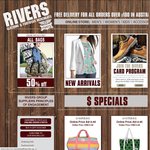 Rivers - BOGOHP -Buy 1 Item, Get 2nd Half Price. Instore This Weekend