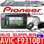 Pioneer AVIC-F9310BT VW Multimedia Nav Unit $649 with CAM + FREE SHIPPING - Including All Parts